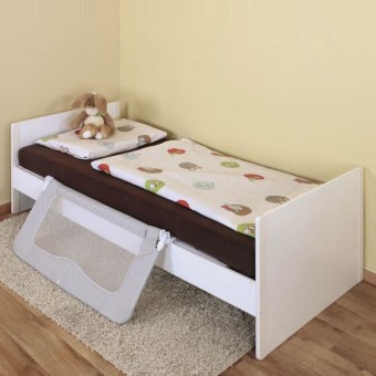 Bariera protectie pat copii rabatabila ByMySide XL, 150 cm