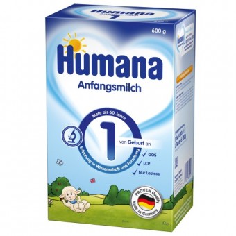 Lapte praf bebelusi de la nastere Humana 1 - 600 g