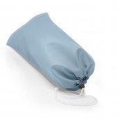 Bariera protectie pat copii lungime 100 cm albastru-gri Reer Sleep & Keep 