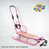 Saniuta pentru copii cu spatar Kummer Winter Glam