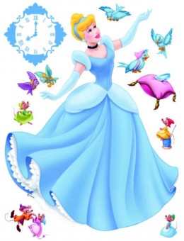 Autocolant Disney Cinderella + Cadou