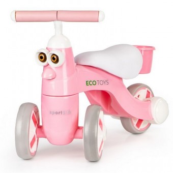 Bicicleta fara pedale cu LED si sunet Pentru Copii, Ecotoys 