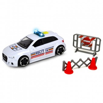 Masina de politie copii 3+ ani Audi RS3 cu accesorii