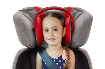 Tetiera Scaun Auto Copii pentru somn confortabil Red