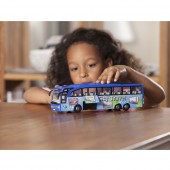 Autobus Dickie Toys Touring Bus albastru