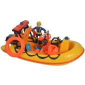 Barca copii 3+ ani Fireman Sam Neptune cu figurina si accesorii