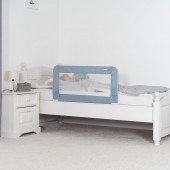 Bariera protectie pat copii lungime 100 cm albastru-gri Reer Sleep & Keep 
