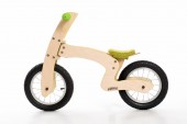 Bicicleta de balans din lemn pentru copii 36luni+ Pipello Z Green