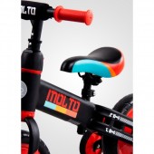 Bicicleta cu sau fara pedale si roti ajutatoare Pentru Copii, Sun Baby Molto 014 Red