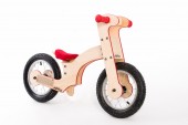 Bicicleta de balans din lemn pentru copii 36luni+ Pipello Lilly Red