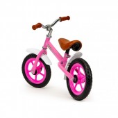 Bicicleta fara pedale cu aripi la roti Pentru Copii, Ecotoys N2004 - Roz
