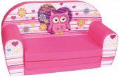 Canapea Copii extensibila din burete Soft Owl Dreams