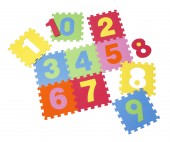 Covor Copii puzzle din spuma Numbers 10 piese
