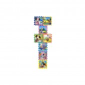 Covor puzzle din spuma Sotron Fun Minnie & Mickey 8 piese