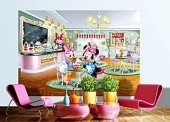 Fototapet pentru copii Disney Minnie&Daisy 255x180cm