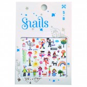 Lac Snails Fleur Daisy+Creion Decorativ si Sticker