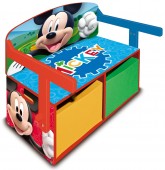 Mobilier 2 in 1 pentru depozitare jucarii Mickey Mouse Clubhouse