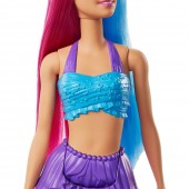 Papusa Barbie Pentru Fetite, by Mattel Dreamtopia Sirena GJK08