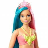 Papusa Barbie Pentru Fetite, by Mattel Dreamtopia Sirena GJK11