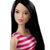 Papusa Barbie Pentru Fetite, by Mattel Fashionistas cu tinuta petrecere FXL70