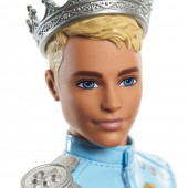 Papusa Barbie Pentru Fetite, by Mattel Modern Princess Theme Printul Ken