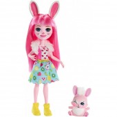 Papusa Enchantimals Pentru Fetite, by Mattel Bree Bunny cu figurina