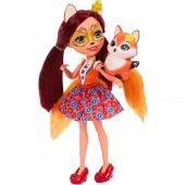 Papusa Enchantimals Pentru Fetite, by Mattel Felicity Fox cu figurina