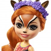 Papusa Pentru Fete, Enchantimals by Mattel Gabriela Gazelle cu figurina Racer