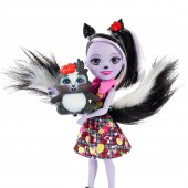 Papusa Enchantimals Pentru Fetite, by Mattel Sage Skunk cu figurina