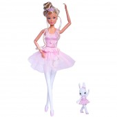 Papusa Simba Steffi Love Dancing Ballerinas 29 cm cu figurina