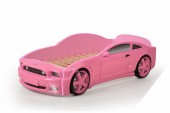 Pat masina tineret Pentru Copii Light-MG 3D Roz