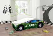 Pat Tineret Pentru Copii Race Car 07 Army-140x70