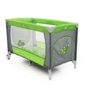 Patut pliabil cu 2 nivele Pentru Copii, Coto Baby Samba Plus Green