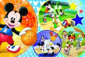 Puzzle Pentru Baieti Trefl Maxi Disney Mickey Mouse, E timpul pentru sport 24 piese