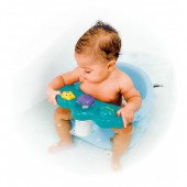 Scaun baie bebe cu stropitoare si jucarii Olmitos Blue