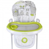 Scaun de masa Pentru Copii, Sun Baby 004 Comfort Lux - Green