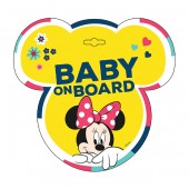 Semn de avertizare Baby on Board Minnie Seven