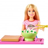 Set Barbie Pentru Fetite, by Mattel Cooking and Baking Pregateste noodles cu papusa si accesorii