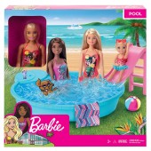 Set Barbie Pentru Fetite, by Mattel Fashion and Beauty Piscina si papusa