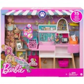 Set Barbie by Mattel Magazin accesorii animalute cu papusa si accesorii