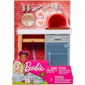 Set Barbie Pentru Fetite, by Mattel Pizzerie cu accesorii