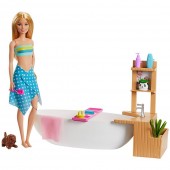 Set Barbie Pentru Fetite, by Mattel Wellness and Fitness Papusa cu cada