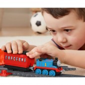 Set Fisher Price by Mattel Thomas and Friends Knapford Station cu sina, vagon si locomotiva