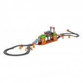 Set Fisher Price by Mattel Thomas and Friends Walking Bridge cu sina si locomotiva motorizata