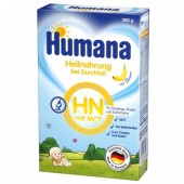 Lapte praf cu gust de banane de la nastere Humana 300g