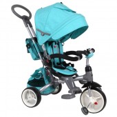 Tricicleta cu sezut reversibil Pentru Copii Sun Baby Little Tiger - Melange Turquoise