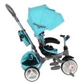Tricicleta cu sezut reversibil Pentru Copii Sun Baby Little Tiger - Melange Turquoise