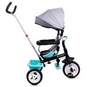 Tricicleta cu sezut reversibil Pentru Copii, Sun Baby 017 Fresh 360 - Turquoise Grey
