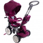 Tricicleta cu sezut reversibil Pentru Copii Sun Baby Little Tiger - Burgundy