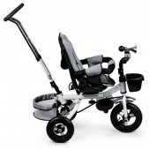 Tricicleta cu sezut rotativ Pentru Copii, Ecotoys JM-068-17 - Gri 